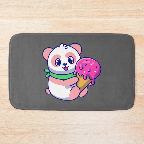 Item preview, Milk and Mocha Bears  Cute Milk is eating ice cream    designed and sold by ImmortalWood.