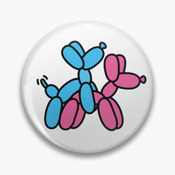 Item preview, Balloon artist, balloon twister, mating dogs balloon animal designed and sold by LaundryFactory.