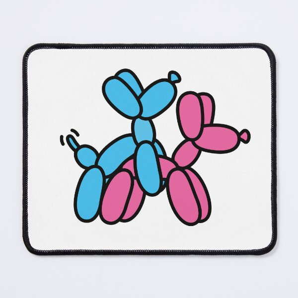 Item preview, Balloon artist, balloon twister, mating dogs balloon animal designed and sold by LaundryFactory.