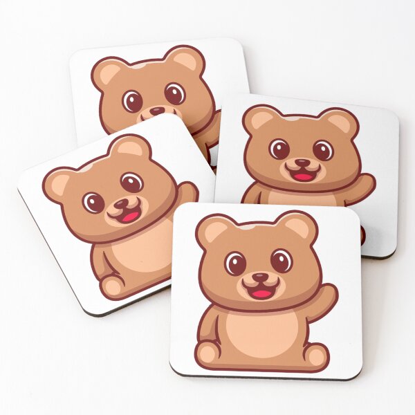 Item preview, Milk and Mocha bears  Mocha waving at you    designed and sold by ImmortalWood.