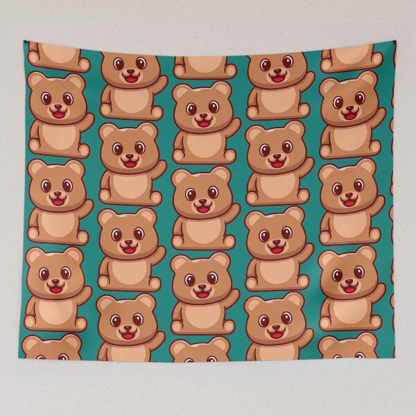 Item preview, Milk and Mocha bears  Mocha waving at you    designed and sold by ImmortalWood.