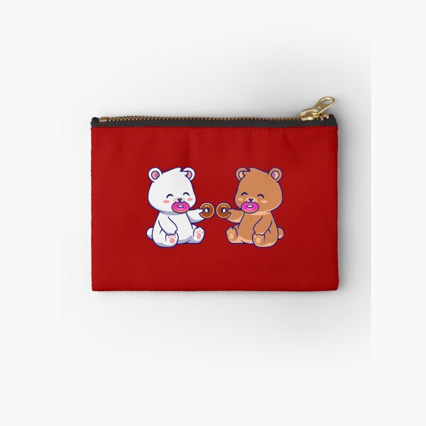 Item preview, Milk and Mocha bears are hungry  Milk Mocha eating donuts together    designed and sold by ImmortalWood.