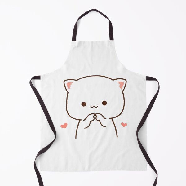 Item preview, Mochi Peach Cute Cat Love Hearts designed and sold by ImmortalWood.