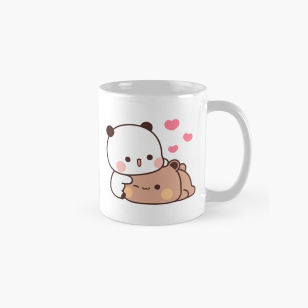 Aperçu de l'œuvre Couple d'ours panda et brownie créée et vendue par ImmortalWood.