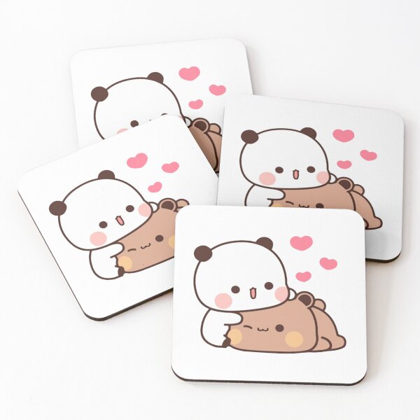 Item preview, Panda And Brownie Bear Couple      designed and sold by ImmortalWood.