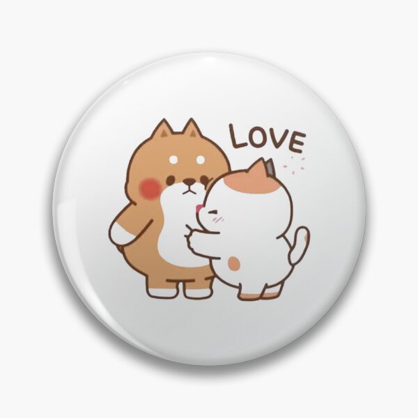 Item preview, Peach and Goma Cute Cats Love Hug   designed and sold by ImmortalWood.