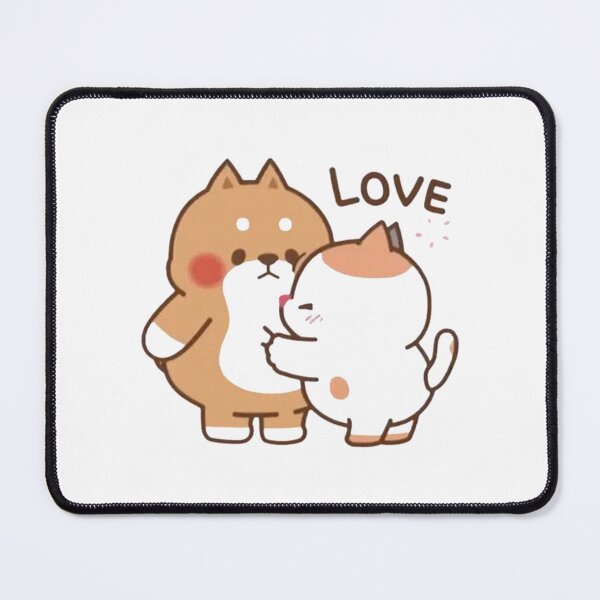 Item preview, Peach and Goma Cute Cats Love Hug   designed and sold by ImmortalWood.