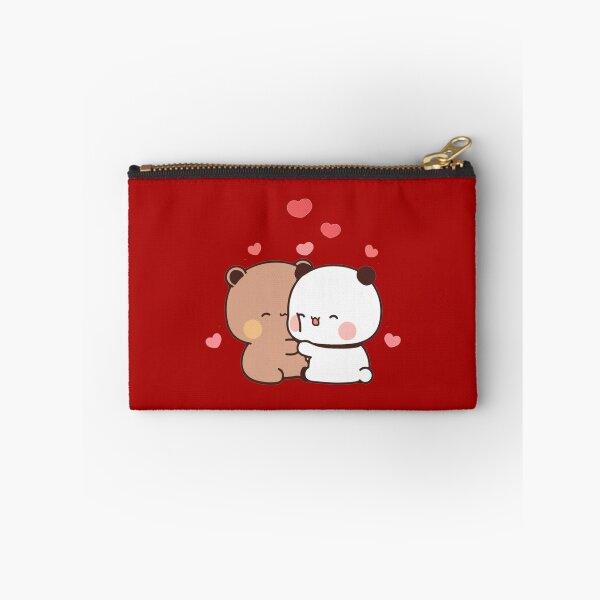 Item preview, peach and goma mochi bear Couple taking a cute selfie   designed and sold by ImmortalWood.