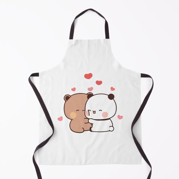 Item preview, peach and goma mochi bear Couple taking a cute selfie designed and sold by ImmortalWood.