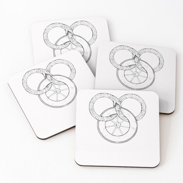 Item preview, The Snake and the Wheel designed and sold by donnieivettebz.