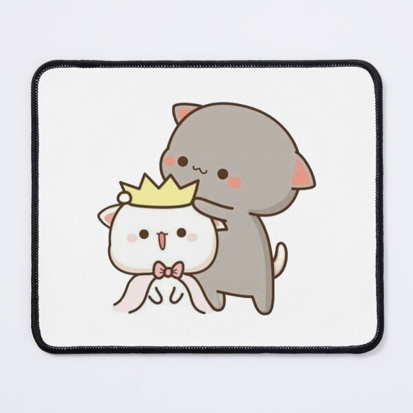 Item preview, Peach and goma mochi cat designed and sold by ImmortalWood.