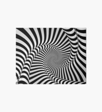 Black and White Spiral Art Board