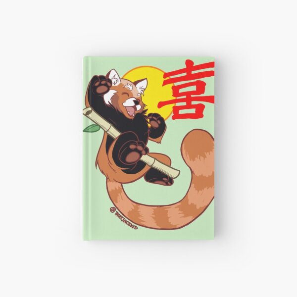 Red Panda of Joy Hardcover Journal