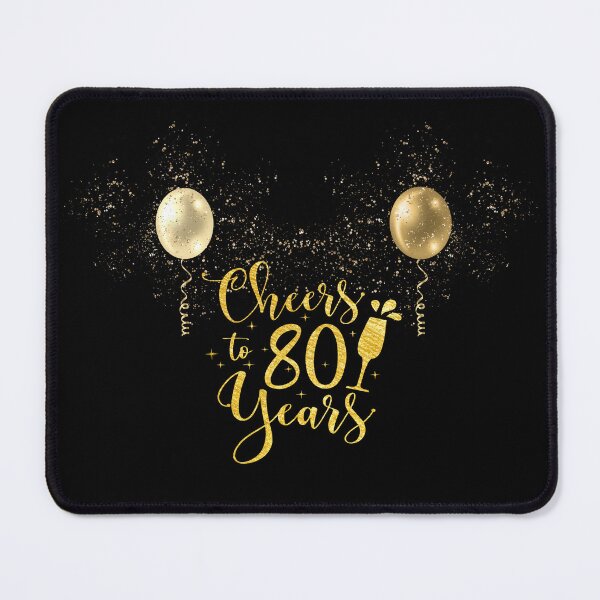 Item preview, Cheers to 80 Years | 80th Birthday Anniversary designed and sold by Karry-Pat.