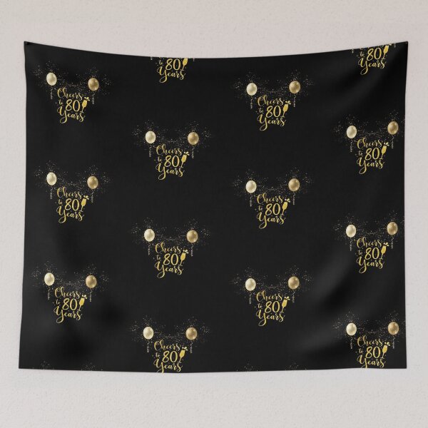 Item preview, Cheers to 80 Years | 80th Birthday Anniversary designed and sold by Karry-Pat.