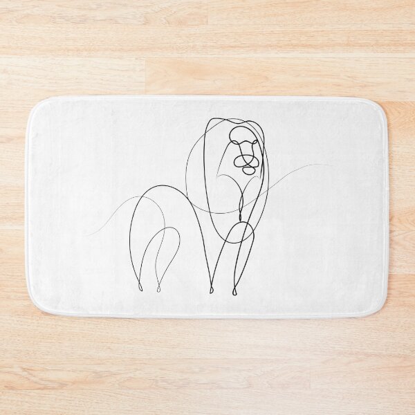 Item preview, Lion | One Line Artist | Minimal Art | One Line Art | Minimalist designed and sold by One-Line-Artist.