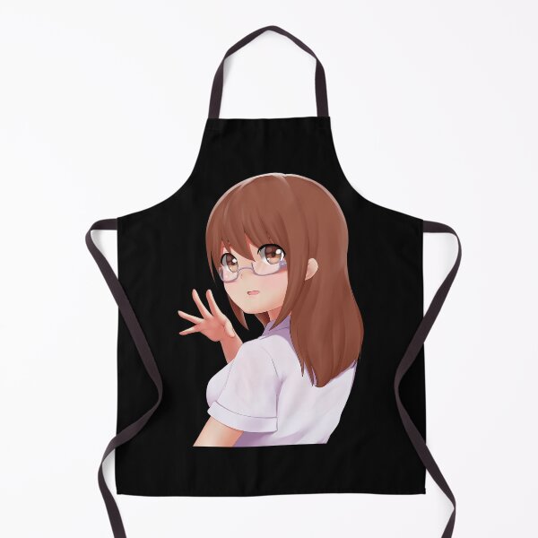 Item preview, cute brown hair anime girl designed and sold by Zeetube.