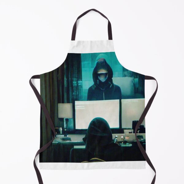 Item preview, Vigilante Hacker Digital Painting Night Theme designed and sold by FiniteRoyal.