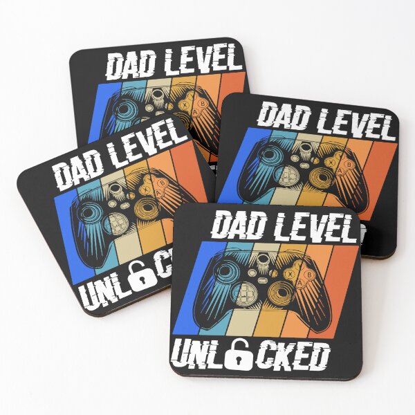 Item preview, Dad Level Unlocked - Gamer modern minimalist design designed and sold by NerimaxCreative.