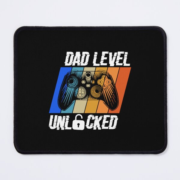 Item preview, Dad Level Unlocked - Gamer modern minimalist design designed and sold by NerimaxCreative.