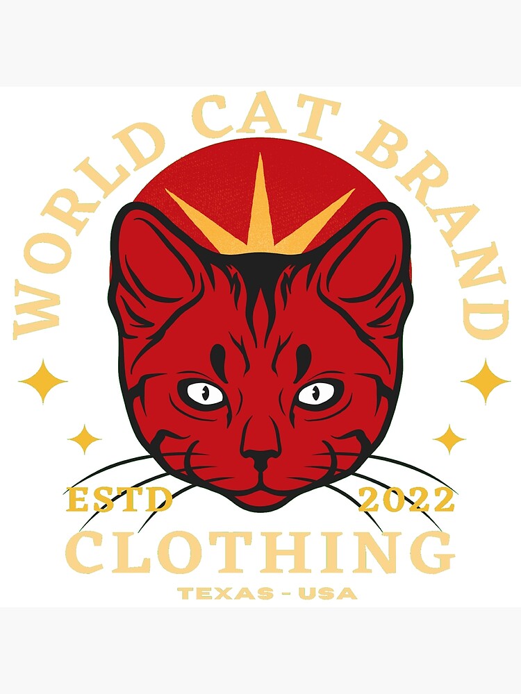 WORLD CAT BRAND ESTD 2023 CLOTHING TEXAS USA