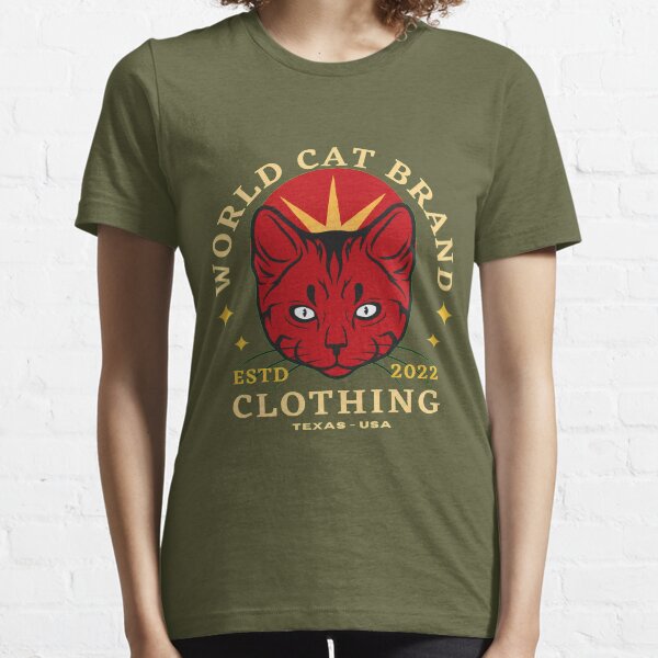 World Cat Brand T Shirts for Sale Redbubble