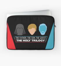 The Holy Trilogy (White Letters) Laptop Sleeve