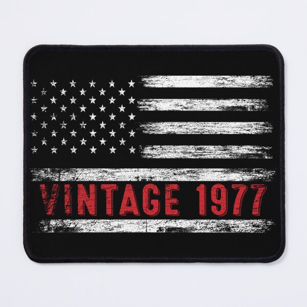 Item preview, 45th Birthday Gifts Vintage 1977 American Flag designed and sold by MoHaCo.