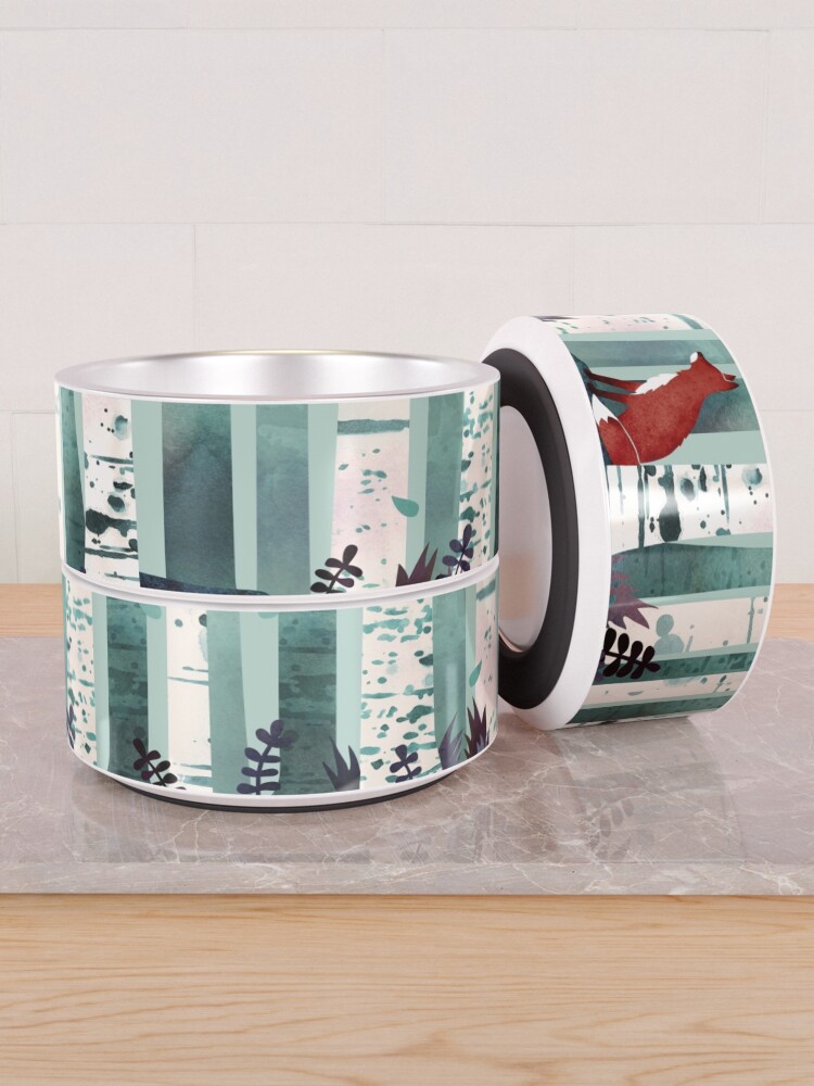 Thumbnail 2 of 6, Pet Bowl, The Birches designed and sold by littleclyde.