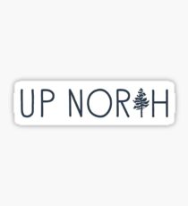 Up North pine tree Sticker