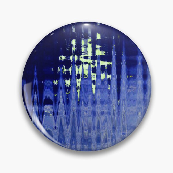 Item preview, Coastal Abstract Ocean Lines in Dark Blue Shades Water Aesthetic Reflection 1 of 4 designed and sold by Beachy.