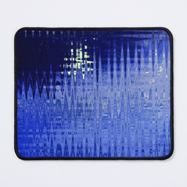 Item preview, Coastal Abstract Ocean Lines in Dark Blue Shades Water Aesthetic Reflection 1 of 4 designed and sold by Beachy.