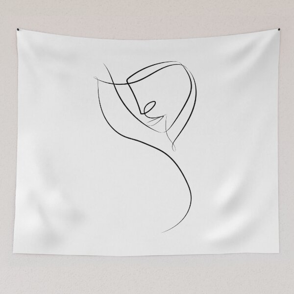 Item preview, Tenderness | One Line Artist | Minimal Art | One Line Art | Minimalist designed and sold by One-Line-Artist.