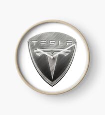 Tesla Motors Symbol Clock