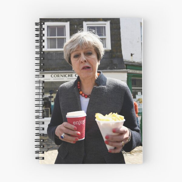 Item preview, Theresa May - Coffee and Chips in Cornwall designed and sold by jakewhiteok.