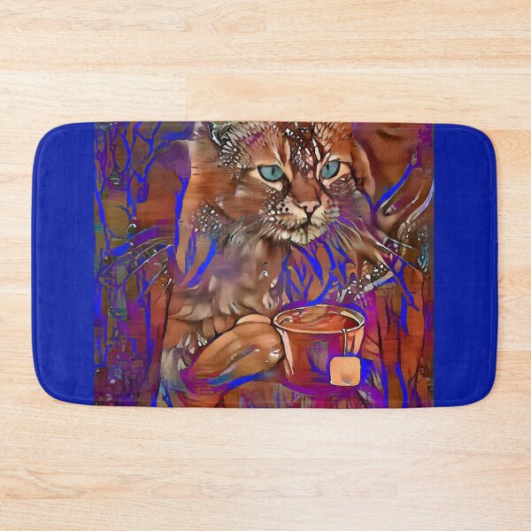 Item preview, Tea time Cat designed and sold by L. ROCHE.