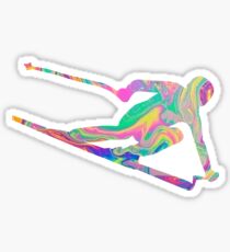 Ski Racer Icon Sticker