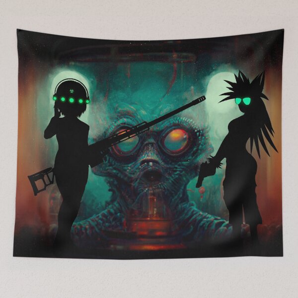 Item preview, Monsters Control 3. Girls and Guns. designed and sold by tabemisa.