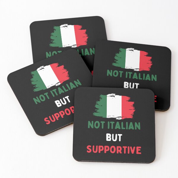 Item preview, Not Italian But Supportive designed and sold by MoaaStore.