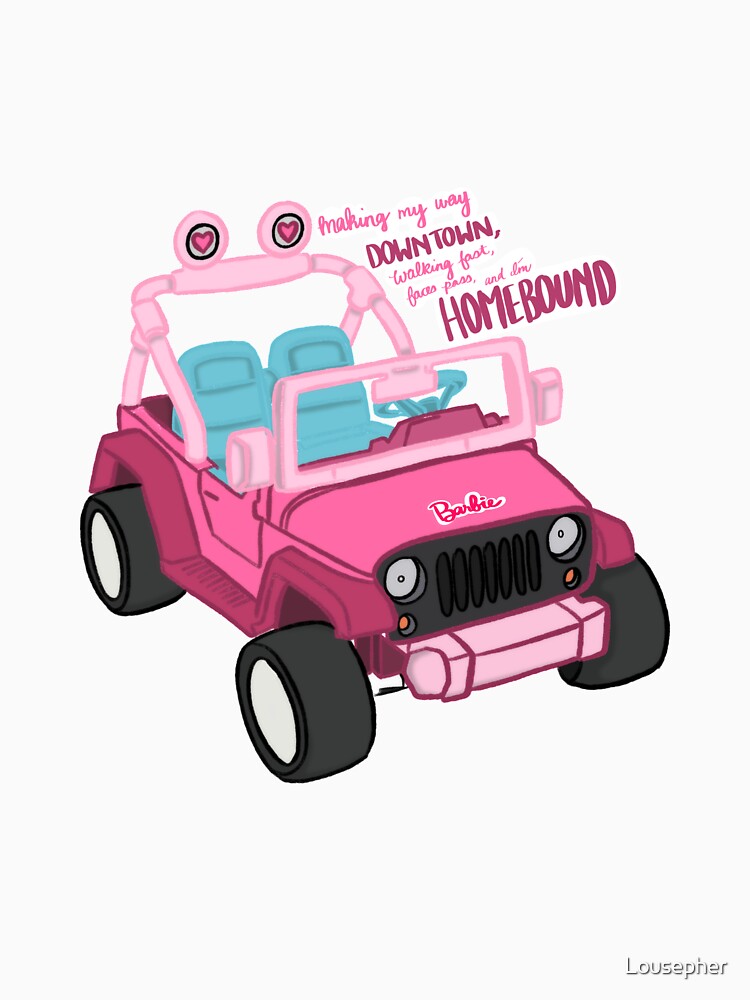 barbie car drawing