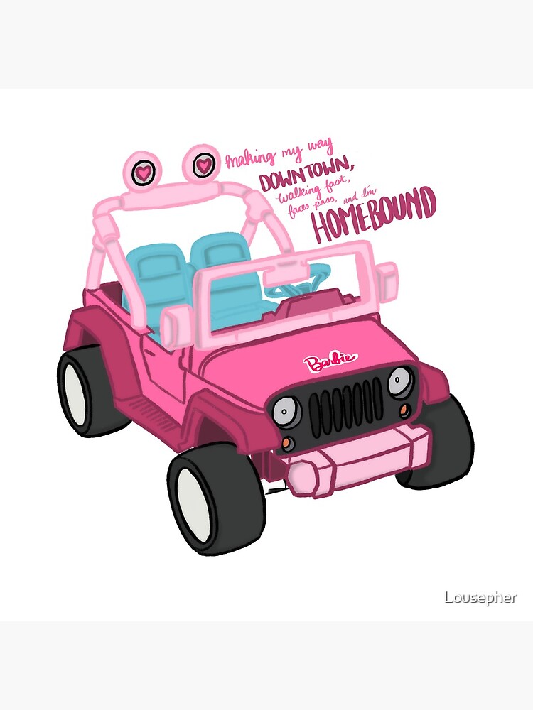 ride on barbie car