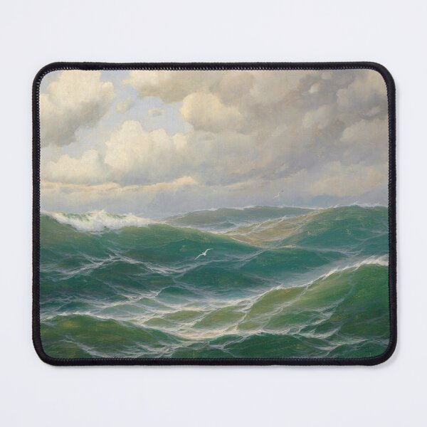 Item preview, Ocean Vintage Oil Painting with Waves designed and sold by Vintage Wall Art.