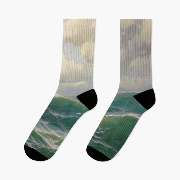 Item preview, Ocean Vintage Oil Painting with Waves designed and sold by Vintage Wall Art.