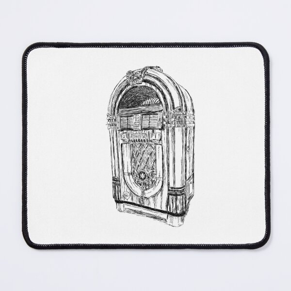 Item preview, Retro Juke Box Image designed and sold by RachelsFineLine.