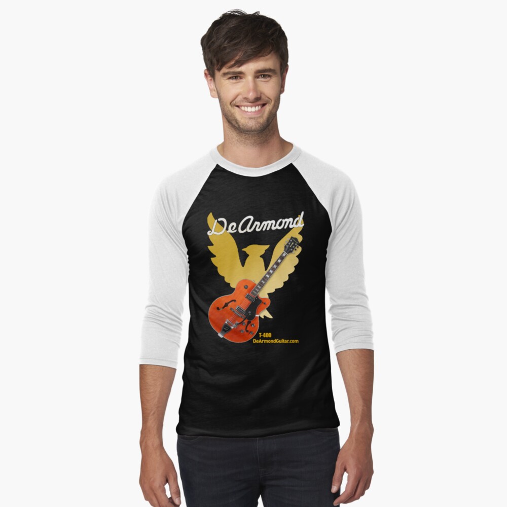 Item preview, Baseball ¾ Sleeve T-Shirt designed and sold by Regal-Music.