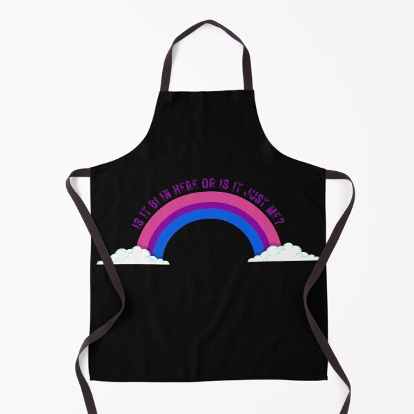 Item preview, Is It Bi In Here Or Is It Just Me Bisexual Rainbow In Black designed and sold by LuckyKermit.