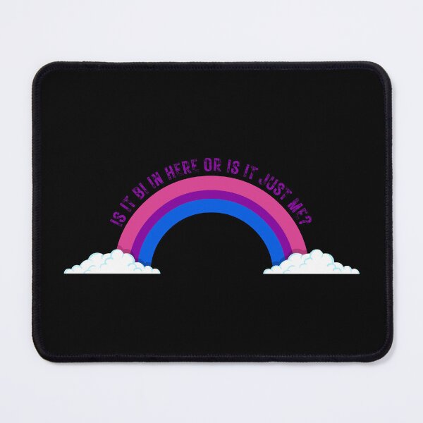 Item preview, Is It Bi In Here Or Is It Just Me Bisexual Rainbow In Black designed and sold by LuckyKermit.