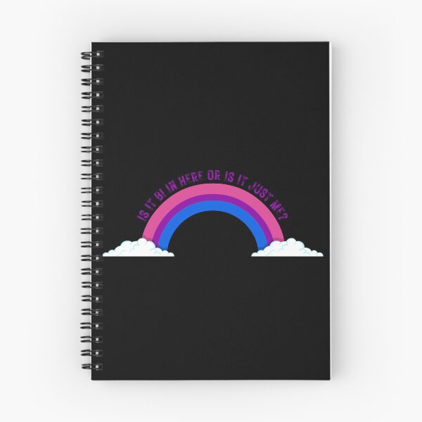 Item preview, Is It Bi In Here Or Is It Just Me Bisexual Rainbow In Black designed and sold by LuckyKermit.