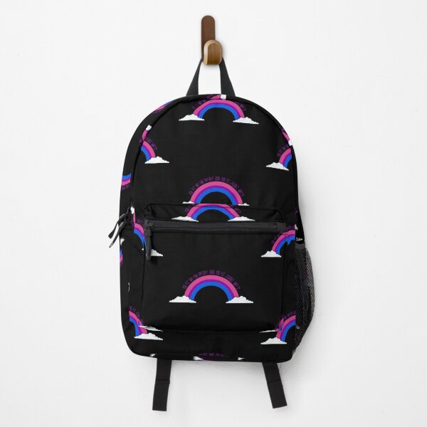 Item preview, Is It Bi In Here Or Is It Just Me Bisexual Rainbow In Black designed and sold by LuckyKermit.