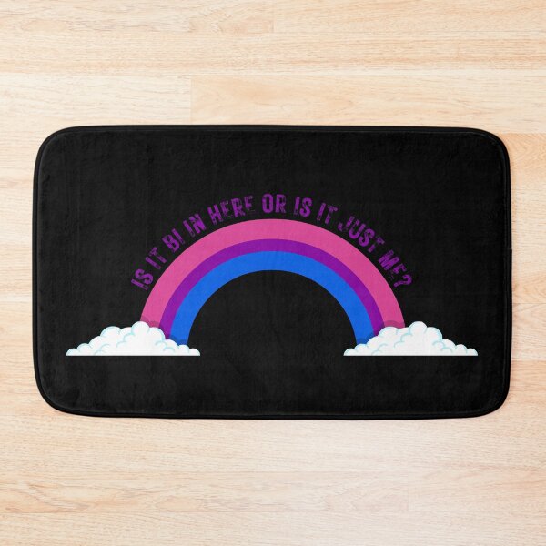 Item preview, Is It Bi In Here Or Is It Just Me Bisexual Rainbow In Black designed and sold by LuckyKermit.